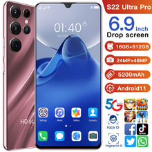 S22 Ultra Pro跨境智能手机安卓6.9寸一体机海外代发外贸手机现货