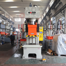 沃达160T吨金属拉伸冲裁液压冲床导轨单臂式油压冲C型冲压机智能