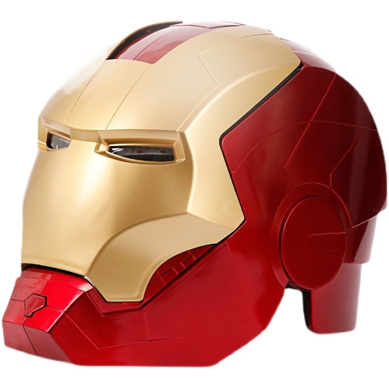 Iron Man casco 1:1 máscara se puede abrir luminoso guantes adultos niños modelo de cosplay Accesorios