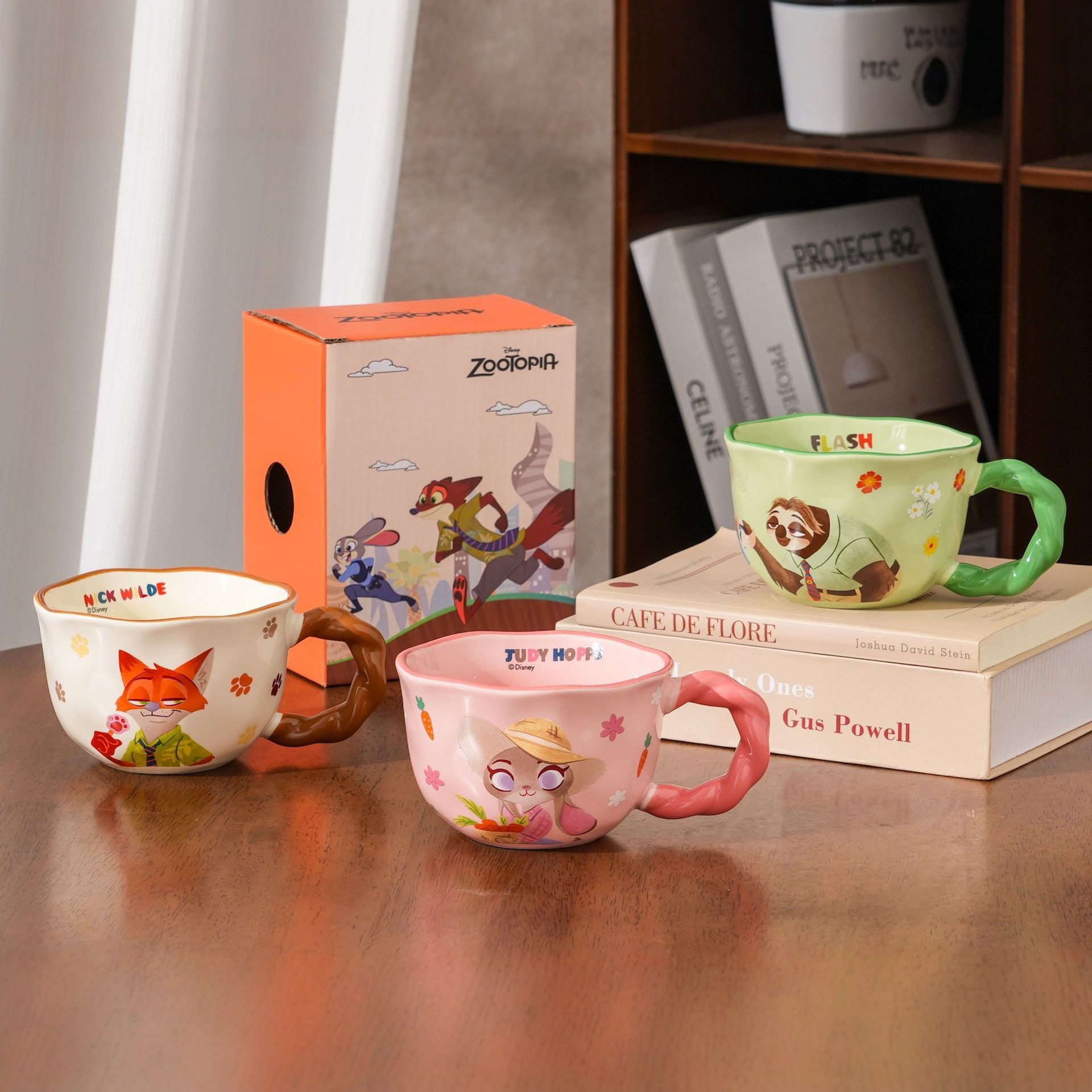 Auténtica licencia Mad Animal City tazas de alto valor de caricatura encantadora taza de agua flotante de oficina taza doméstica de trabajo