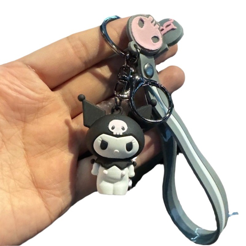 Sanrio keychain pendant doll cute cartoon car keychain couple schoolbag Internet celebrity key chain