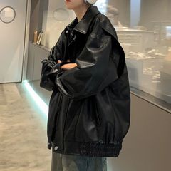 黒い機関車の皮衣男春秋潮牌のごろつきがかっこいいです。