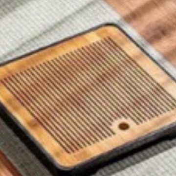 竹制茶盘托盘长方形储水式家用放茶杯竹制干泡台日式简约小号盘子