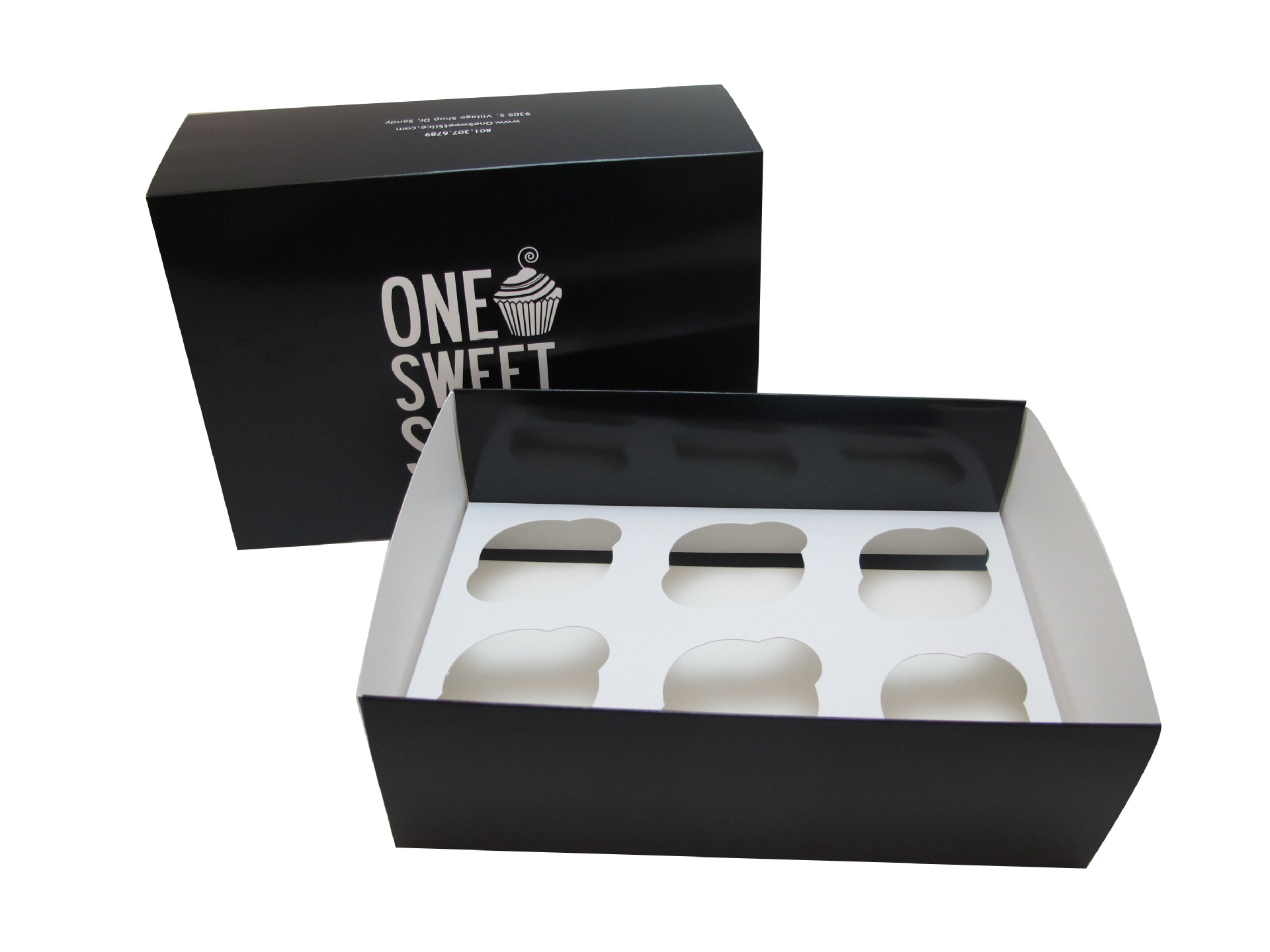 厂家印刷抽屉式杯子蛋糕纸盒 点心包装盒 糕点打包盒 食品级材质