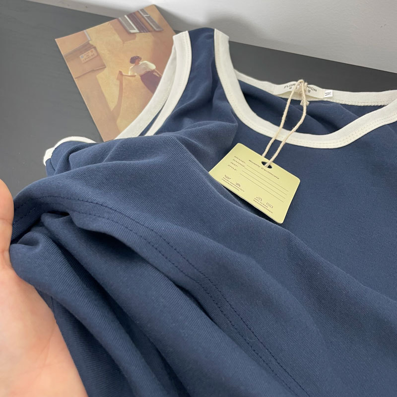 授乳服の潮のお母さんは簡単で、純綿のベストの上着に出かけます。|undefined