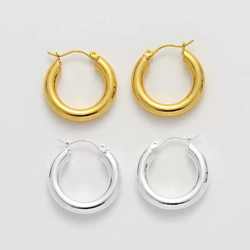 经典款气质简约耳环精致个性网红ins耳圈欧美冷淡风时尚耳饰耳环