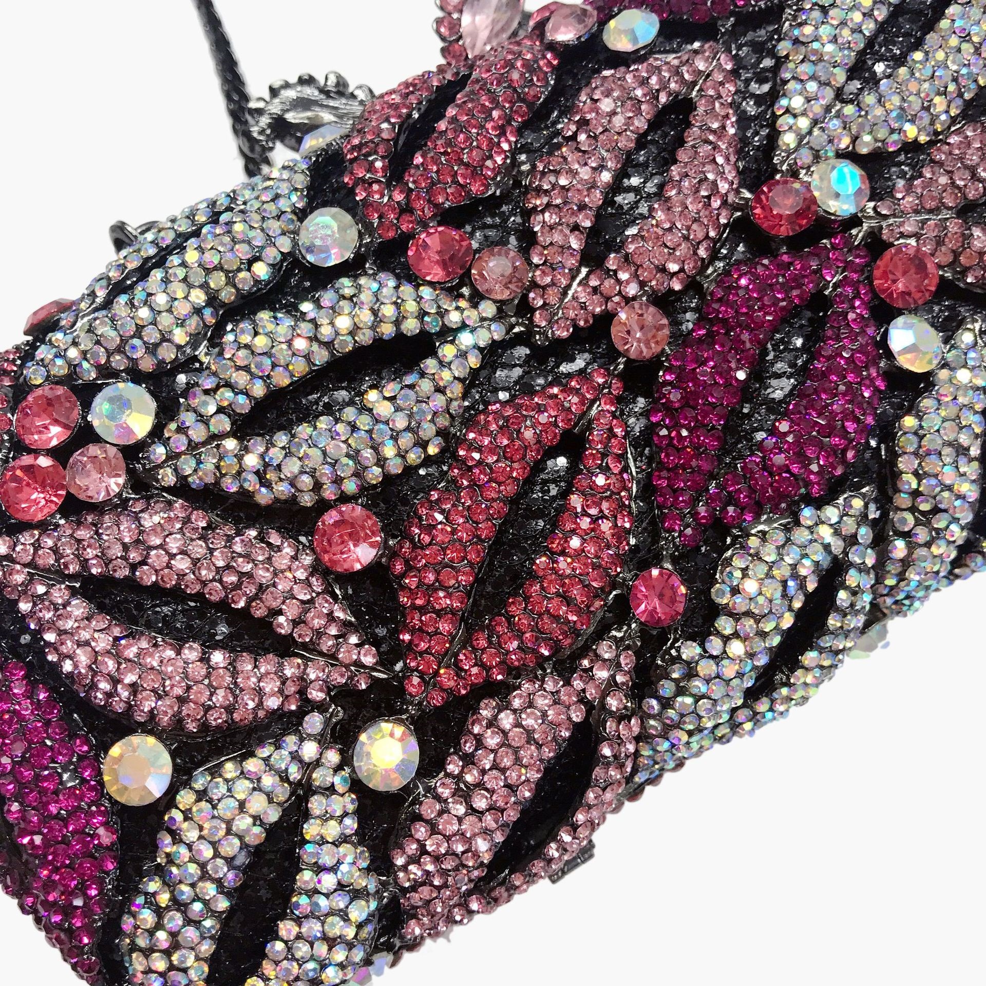 Transfronterizos nuevos labios bolsas de cena de diamantes bolsas de moda bolsas tridimensionales bolsas de banquete europeas y estadounidenses bolsas de mano de diamantes clutch new