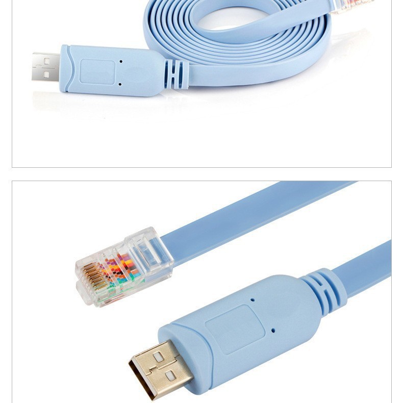 USB - コンソールデバッグケーブル USB - RJ45 シリアルポート 232 ルータースイッチシリアルポートケーブルに適しています|undefined