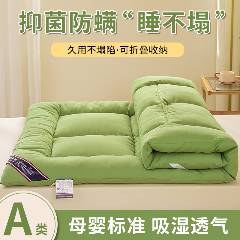 Cross-Border Foreign Trade Domestic Tatami Slow Rebound Soft Mattress Home Dormitory Four-Season Foldable Single Bed Mattress