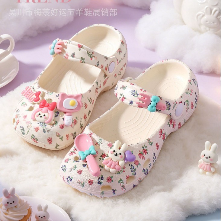 Girls' 2026 Beach Sandals, Women's Outdoor Mary Jane Clogs, Summer New Ballet Sandals for Girls, Wholesale