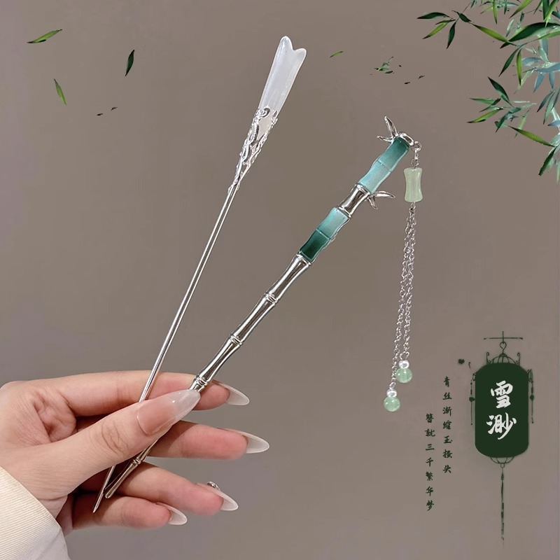 Nueva perla china en forma de U pinzas de cabello para mujeres 2025 nueva cabeza de bola artefacto de cabello de cabello de peinado pinzas de cabello de cabello