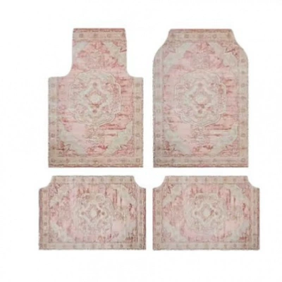 Bohemian Style Foot Mats for Home – Avtomobil döşəmə paspasları - zy-cross-border-floor-mat-four-piece-set-26-3344cm-pack-of-two