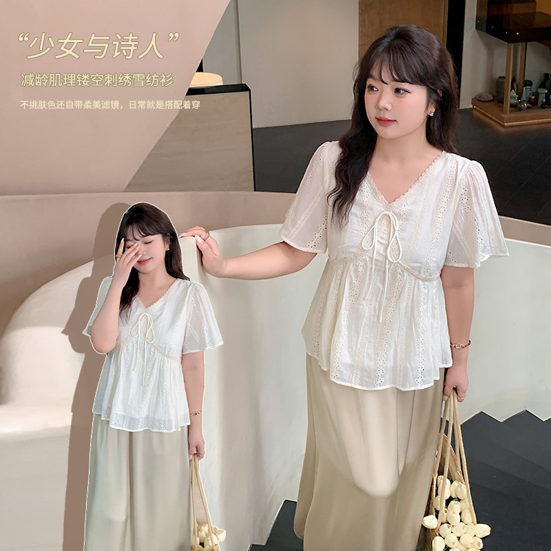 夏  XL-5XL 大きいサイズ トップス  夏  XL-5XL 大きいサイズ トップス
