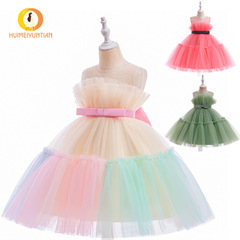 Little Girl Princess Dress, Wedding Dress for Children, Evening Gown for Kids, Children's Dress, Flower Girl Dress, Host Dress, Model Runway Dress