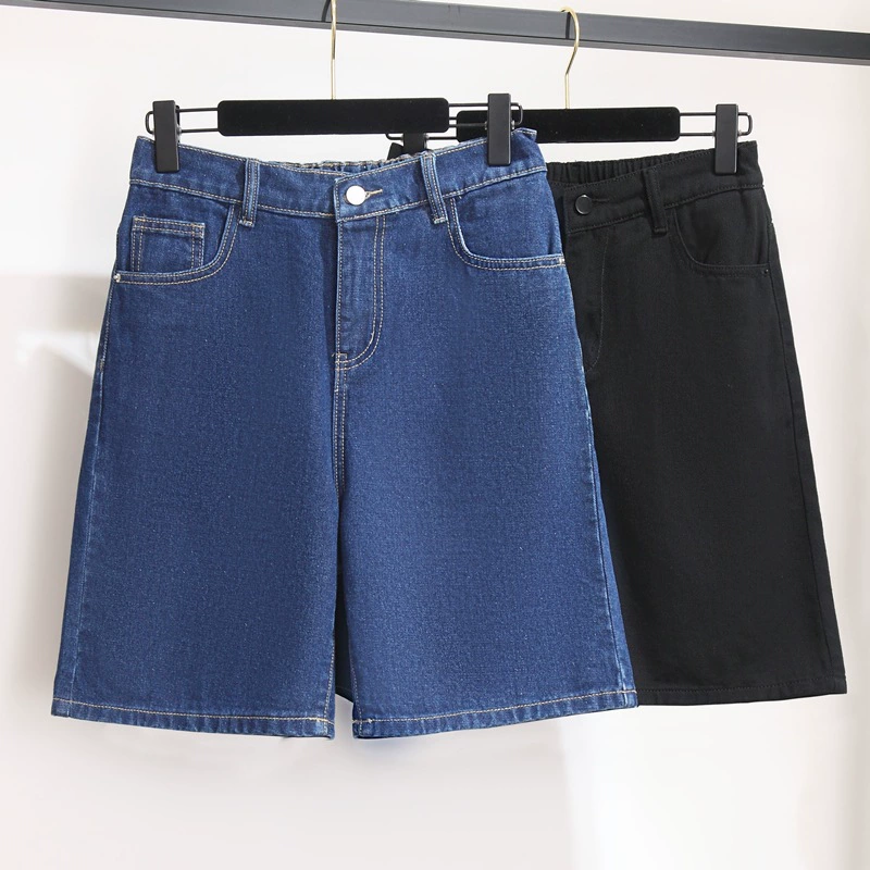 300 кг супер специальные джинсовые брюки больших размеров женские толстые MM200 кг плюс толстые летние прямые брюки с высокой талией широкие брюки