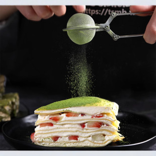 Handheld Sprinkler Flour Sieve Baking DIY Tools Frosting Cocoa Powder Powder