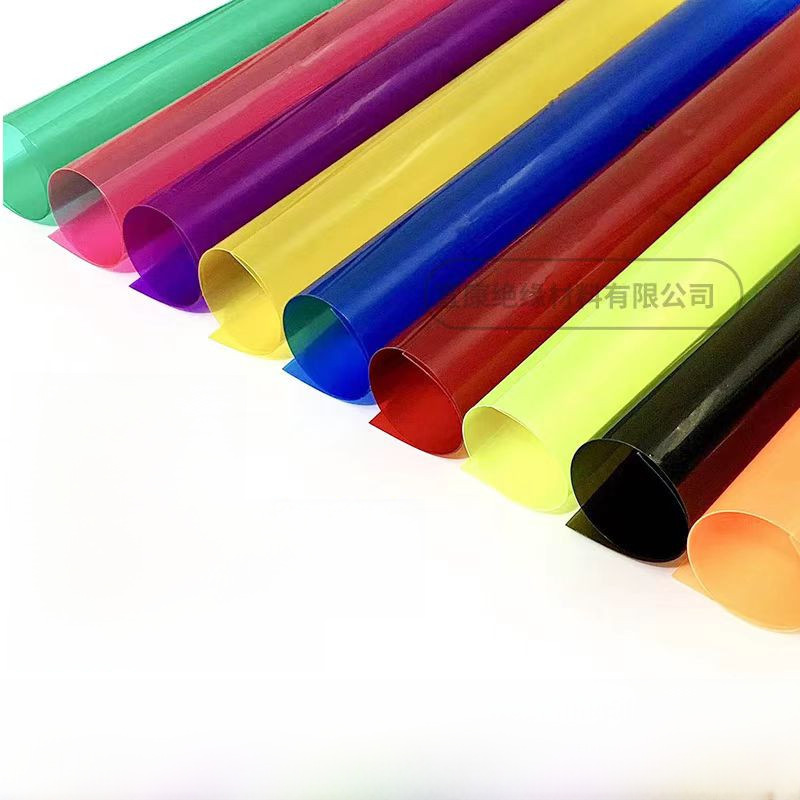 A4 color PVC plastic color hard film PP semi -transparent hard thin…