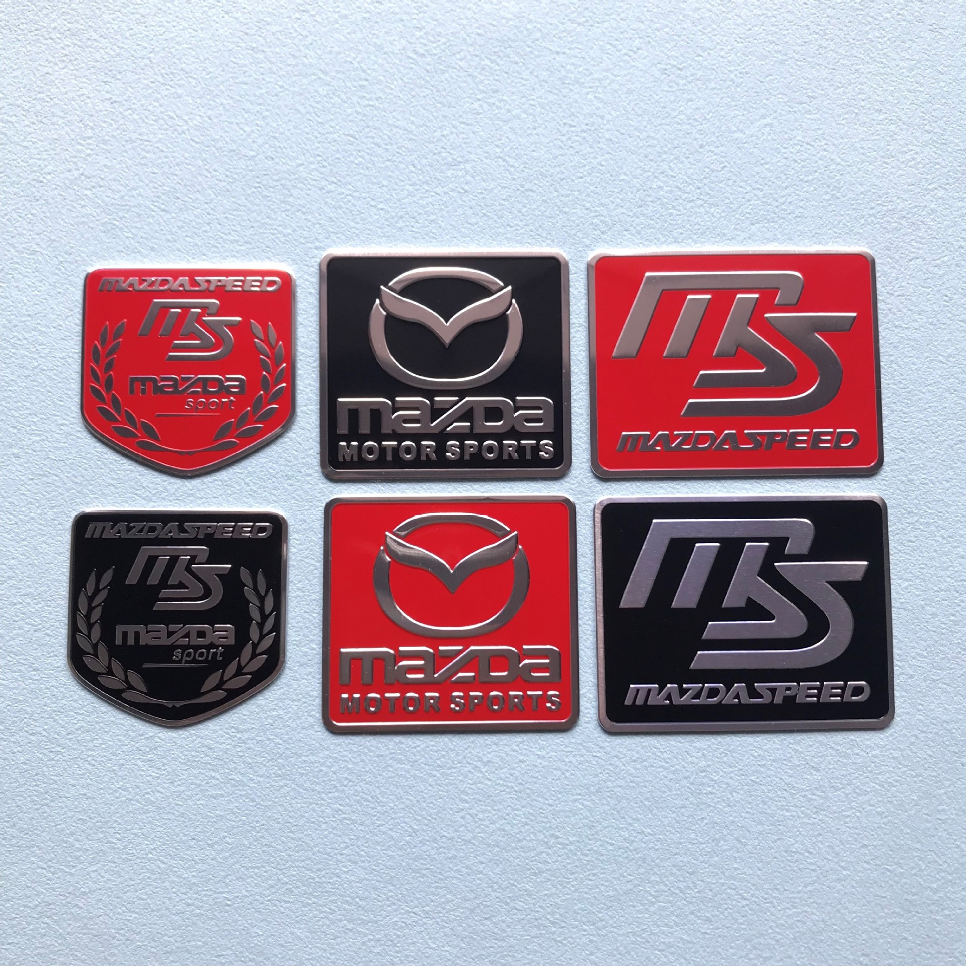 适用马自达MS改装车标贴 MAZDA SPEED金属铭牌车尾贴标装饰铝标牌-阿里巴巴