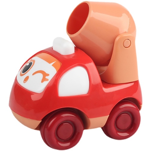 The same Q version engineering vehicle car mini cartoon pull-back car coasting early education gift toy