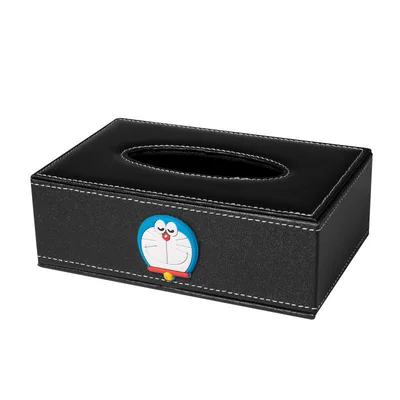 Car Tissue Box, Car Tissue Holder, Armrest Box, Dashboard, Front Seat, Creative, Cute, Goddess Style, High-End (Car tissue box/set) - doraemon-comes-with-anti-slip-mat-is-suitable-for-about-300-paper-towels