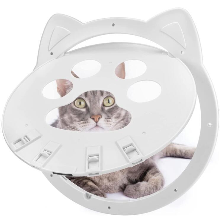 越境猫用品猫門犬門穴は出入り方向をコントロールできます。ペット門猫犬舎ペット用品|undefined