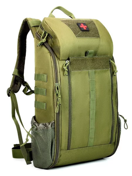 Cross-Border Tactical Backpack, Outdoor Medical Backpack, Large-Capacity Camping and Mountaineering Backpack, First Aid Bag, Multi-Functional