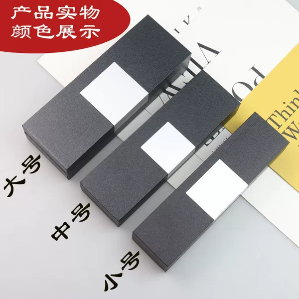 Factory Direct Office business fashion advertising gift pen box flip pen box lid paper box pen pen box