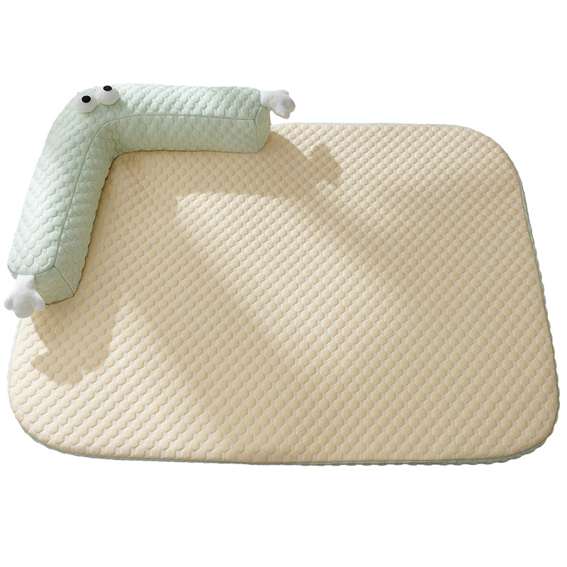 Primavera y verano gato ojo grande lindo monstruo fresco cojín gato nido perro gato estera sofá perro mascota estera