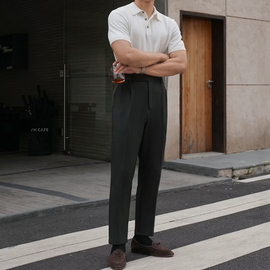 Camisa POLO casual delgada de verano para hombres Camiseta de negocios coreana de manga corta de moda comercio exterior fábrica transfronteriza al por mayor