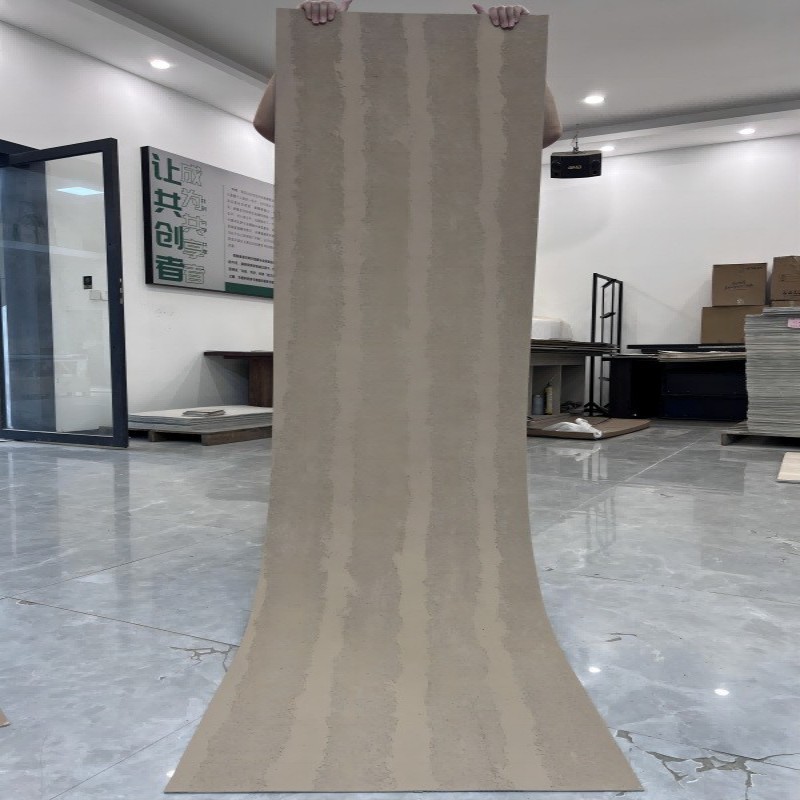 Tablero de vertido de cemento de piedra blanda Tablero de bauxita de piedra flexible ultrafino Tablero de revestimiento de hormigón de agua limpia Decoración de pared de fondo