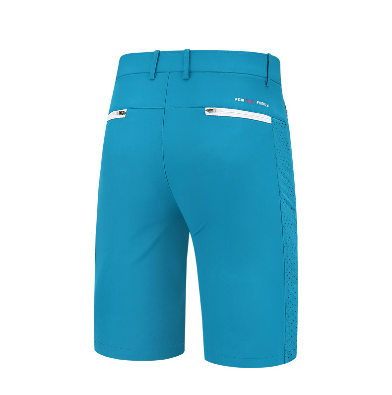 Quần short golf nam PGM thể thao mùa hè thoáng khí — KUZ057 màu xanh hải quân, KUZ057 màu xanh lam, KUZ057 màu xám, KUZ057 màu trắng chi tiết 20