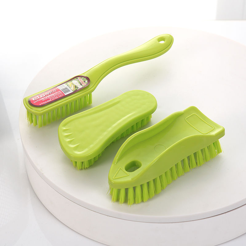 Random Color Shoe Brush, Laundry Brush, Soft-Bristled Cleaning Shoe Washing Household Clothes Artifact, Long-Handled Plastic Small Board Brush Special