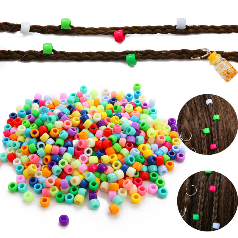 アクリル大穴バレルビーズポニービーズ織り手作り diy ブレスレットプラスチックビーズジュエリーアクセサリービーズルースビーズ|undefined