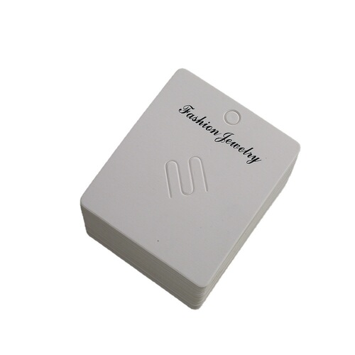PVC card pin hair clip card earrings jewelry packaging card DIY handmade new simple card wholesale
