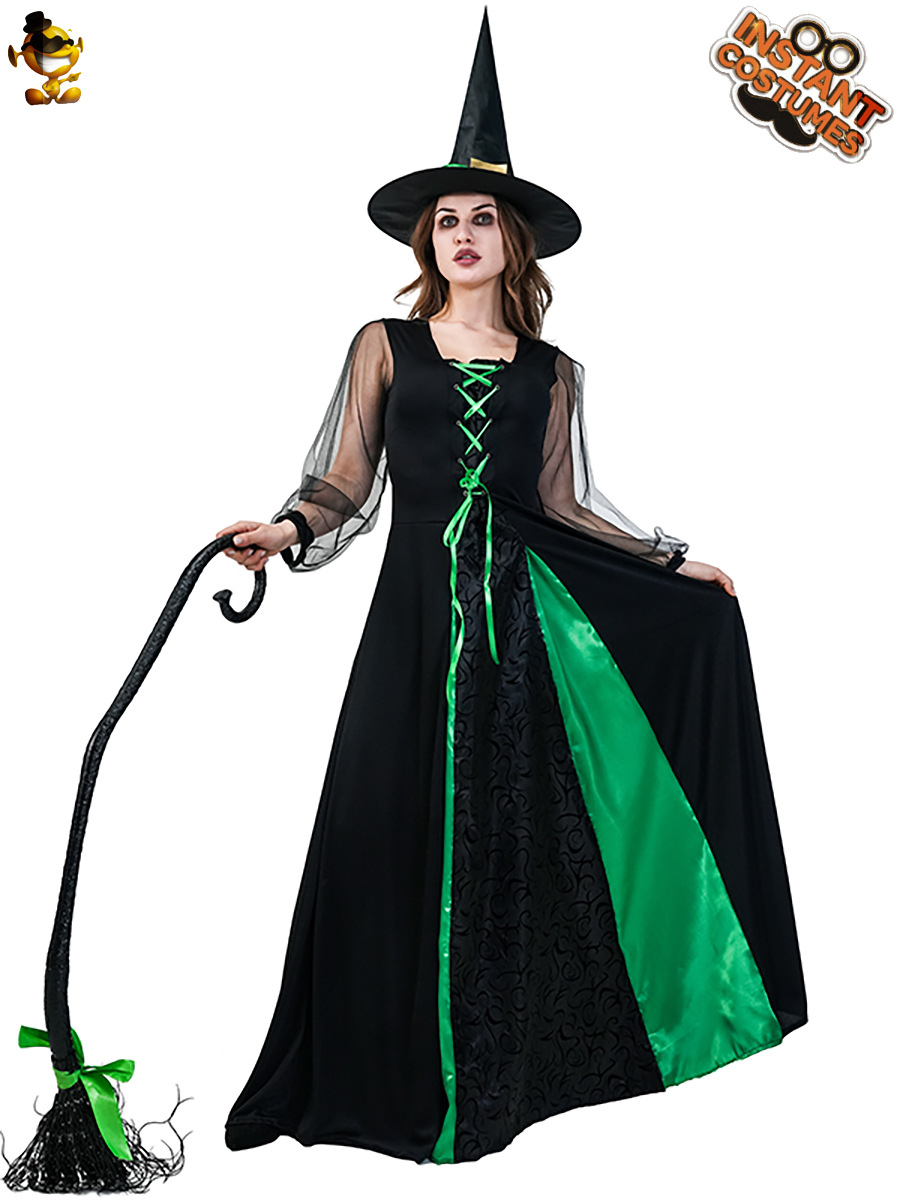 Halloween para adultos vestidos de brujas vestidos de brujas vestidos de escenario de Halloween