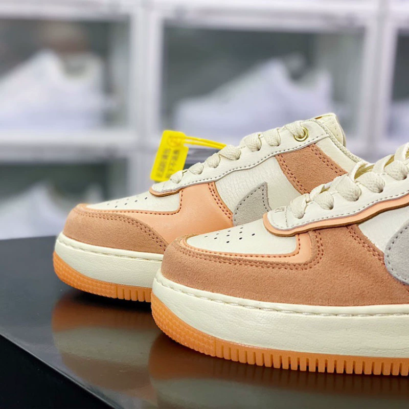 Putian Высококачественные кроссовки AF1 Macaron White Pink Canton Chamelel Trusting AF1 Little White Shoes Женские спортивные туфли