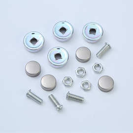 牌照扣车牌架防盗固定螺丝固定扣通用款式牌照框螺母车身