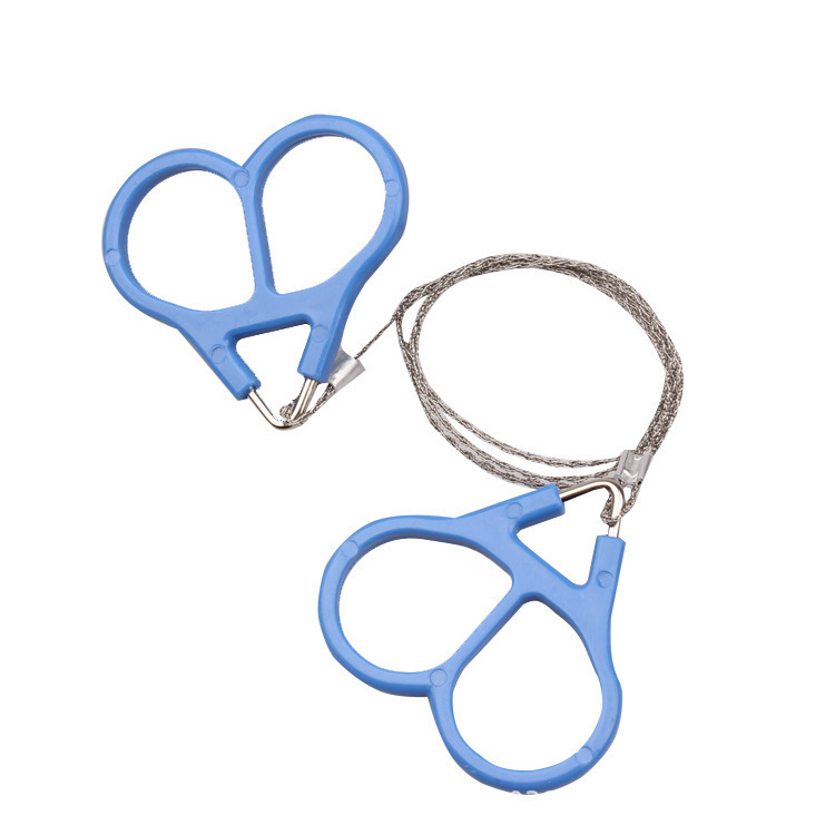 第三代不锈钢丝锯户外绳链线锯 救生锯360度旋转野营求生工具批发