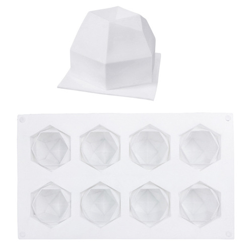 Sanxin French mousse cake silicone multi-sided Rubik's cube magic ball ice cream mold DIY baking utensils