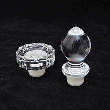 厂家供应玻璃盖洋酒瓶盖子密封水晶盖玻璃盖果酒瓶盖子泡酒瓶盖子