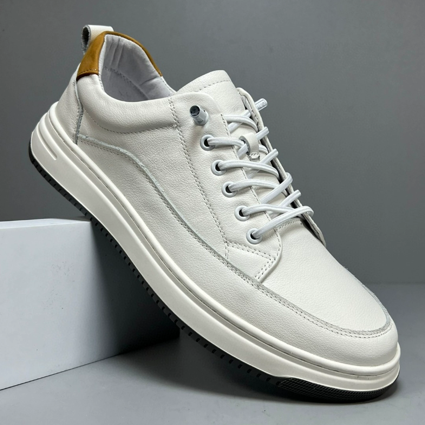 2025 мужские кроссовки из натуральной кожи, весенне-летние новые универсальные дышащие белые туфли, спортивная обувь из воловьей кожи, повседневная обувь с низким берцем, мужская обувь