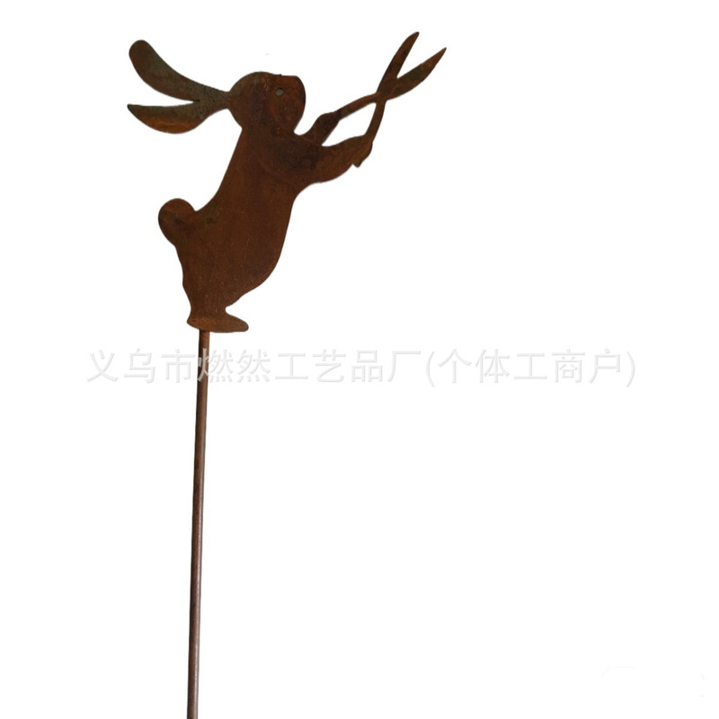 クロスボーダー新スタイル 5 錆びた鳥鉄工芸品錆びた模擬鳥彫刻屋外ガーデンシーン装飾|undefined
