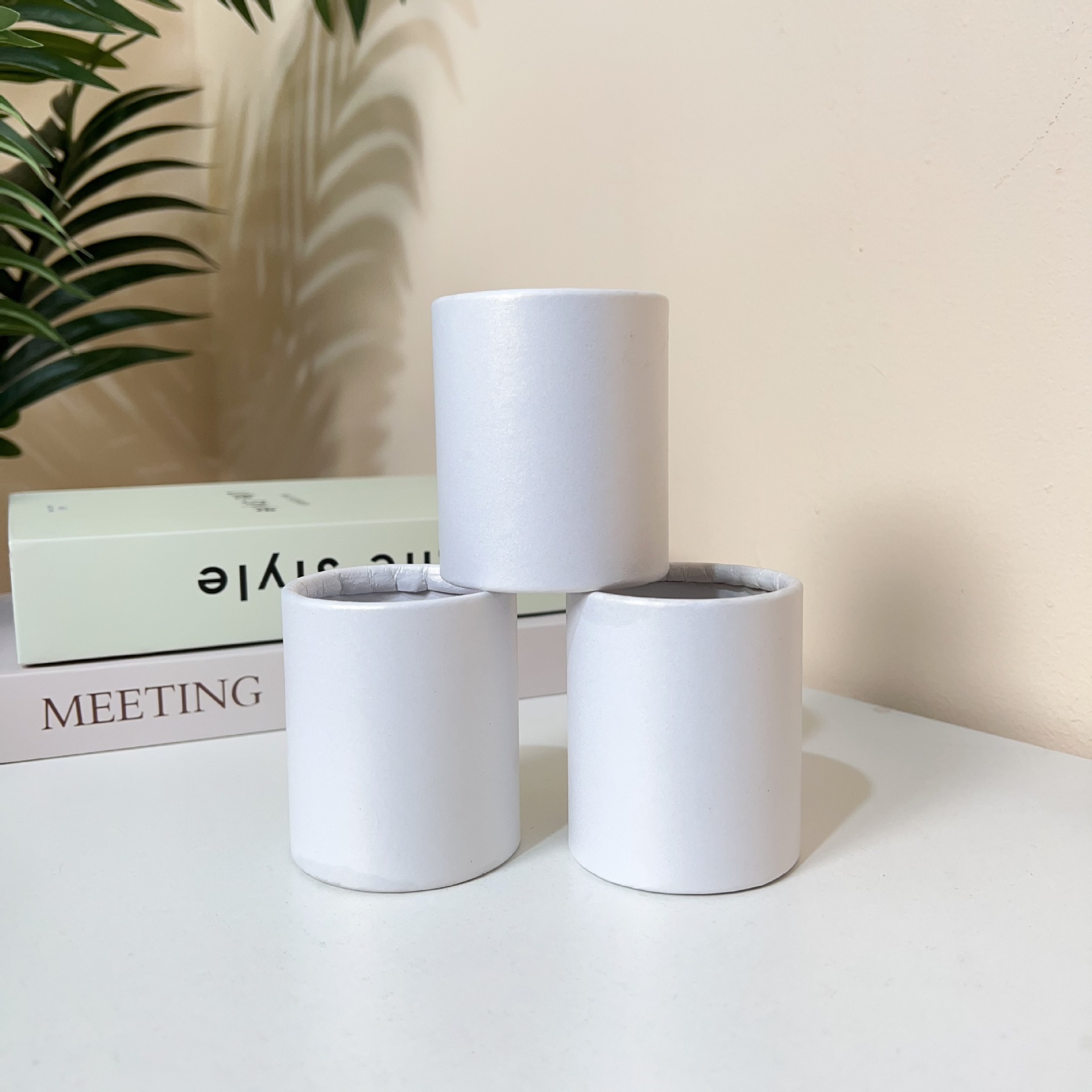 Mini Caja Cilíndrica para Flores de Papel para Arreglos Florales image 7