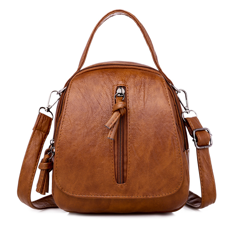 New bag for women's crossbody bag, fashionable and trendy mobile phone bag, soft leather feel, multiple compartments, single shoulder bag, zero wallet_voghion.com