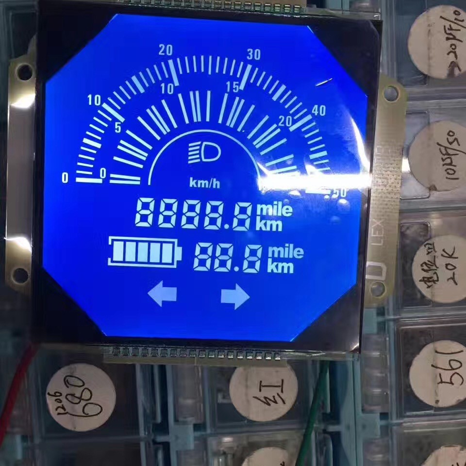 厂家直供LCD黑白屏 开发小尺寸液晶屏温控器VA断码屏液晶显示屏