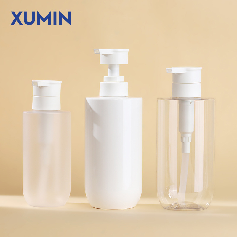 Nuevo producto de limpieza de presión bomba botella de cabeza de 500ml botella de champú de baño botella de acondicionador 300ml botella