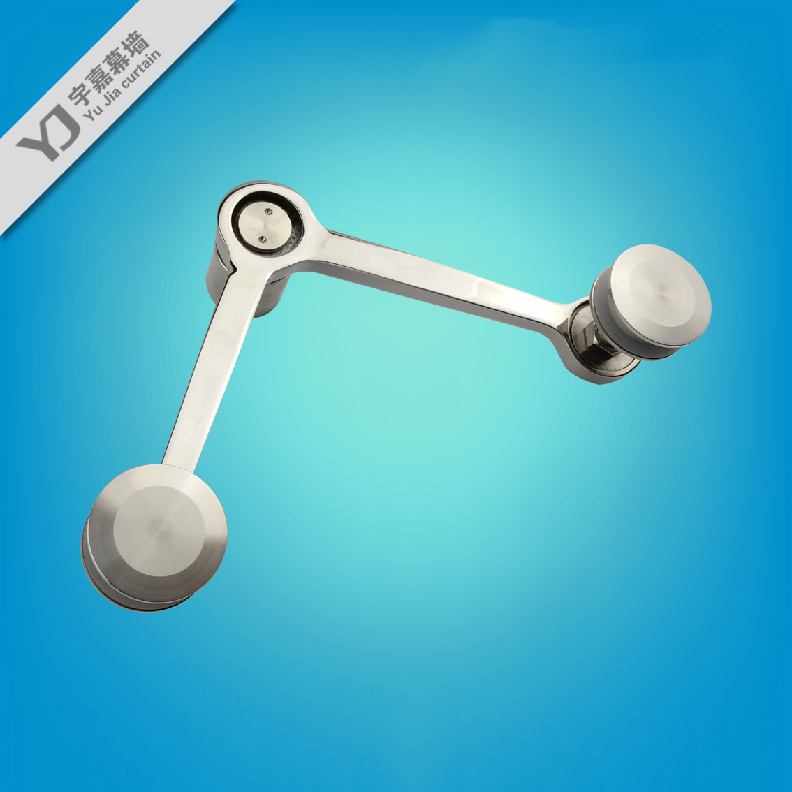 宇嘉/304材质250B型两爪90°驳接爪/玻璃爪/幕墙五金配件