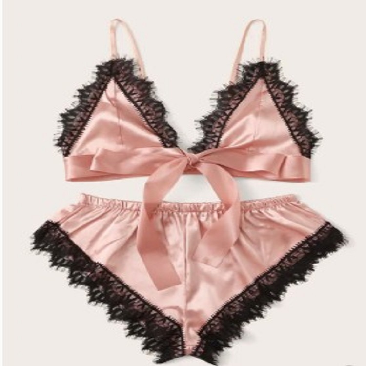 Intimo sexy in vendita calda, pigiama da tentazione, completo da due pezzi, abbigliamento da casa_voghion.com