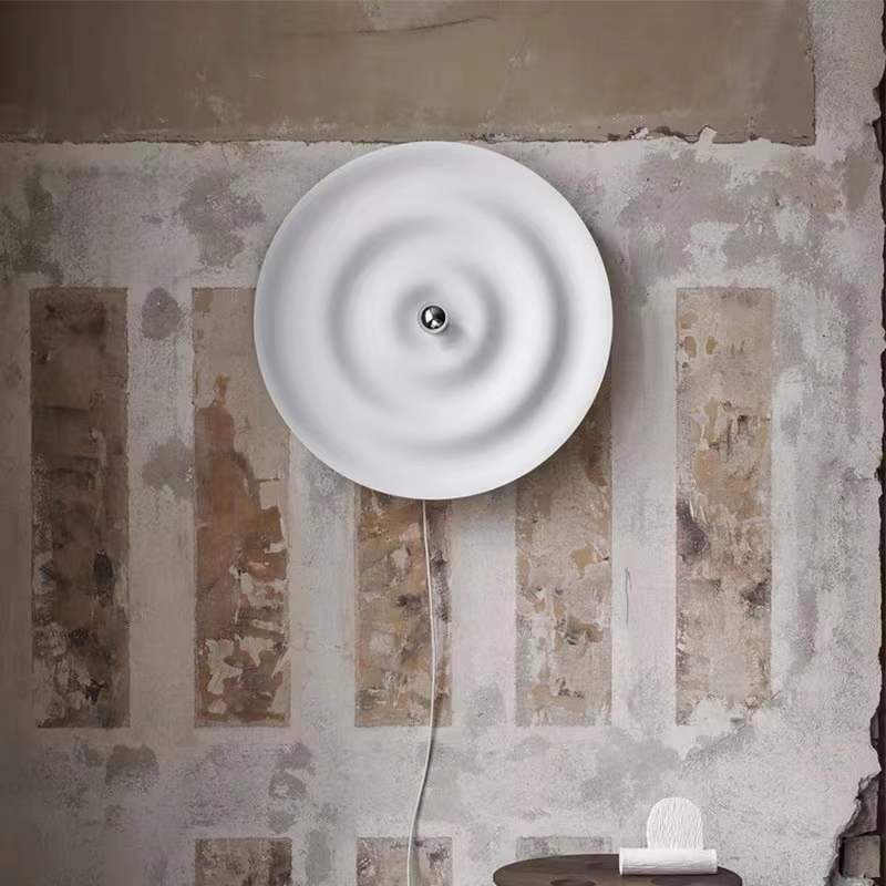 Nordic Round Wall Lamp Villa Living Room Bedroom Bedside Corridor Staircase Aisle Modern Minimalist Hotel Study Wall Lamp