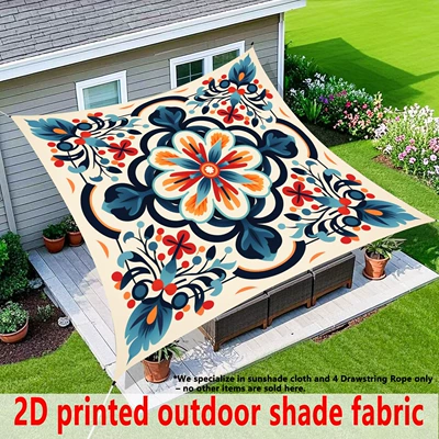 flower sunshade, outdoor canopy, Avtomobil yan çətirləri - zyb-516-150150cm
